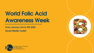 World Folic Acid Awareness Janaury 3 to 9 Social Media Toolkit Banner